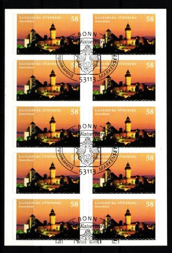 BRD Bund 2978 gestempelt als Folienblatt #KA749
