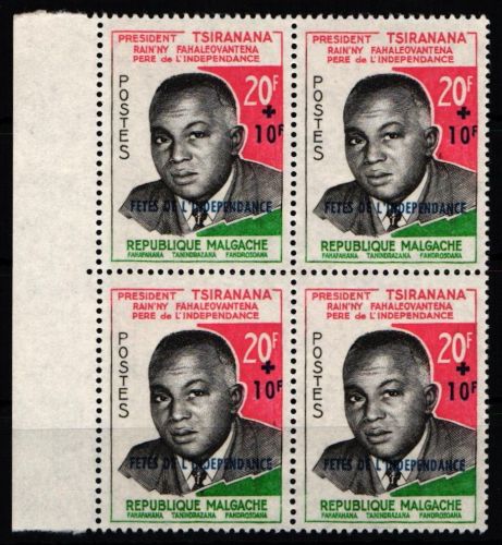 Madagaskar 466 postfrisch Vierereinheit #KA220
