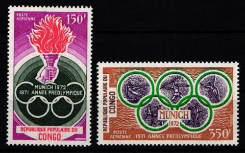 Kongo (Brazzaville) 312-313 postfrisch