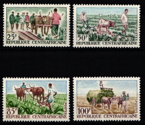 Zentralafrika 74-77 postfrisch #KA393