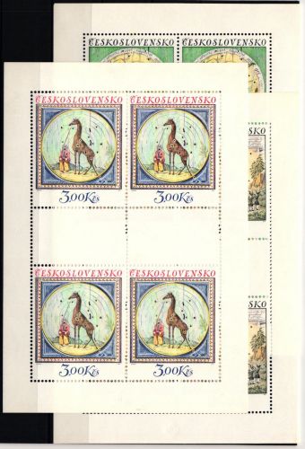 Tschechoslowakei 2219-2221 postfrisch als Kleinbögen #JI756