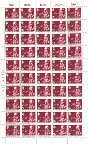 Berlin 50er Bogen 570 postfrisch FN 2 #KE641