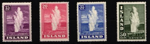 Island 193-196 postfrisch