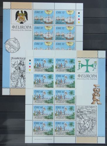 Irland 792-793 postfrisch als Kleinbogen #KA993