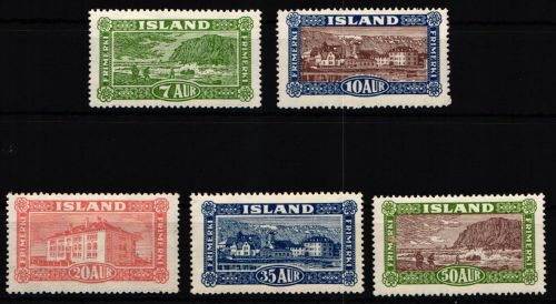 Island 114-118 postfrisch