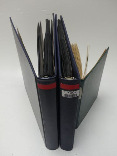 Alle Welt Luftpostmarken dual besammelt im Safe Binder #LY307