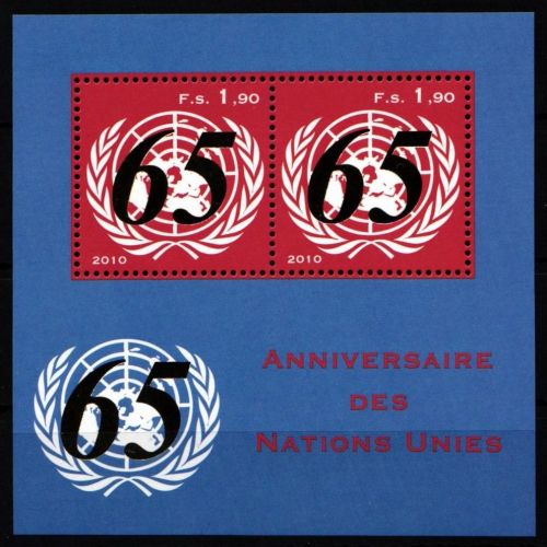 Vereinte Nationen Genf Block 29 postfrisch #JY170