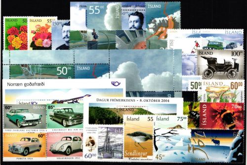 Island Jahrgang 2004 mit 1051-1081 postfrisch #KF407