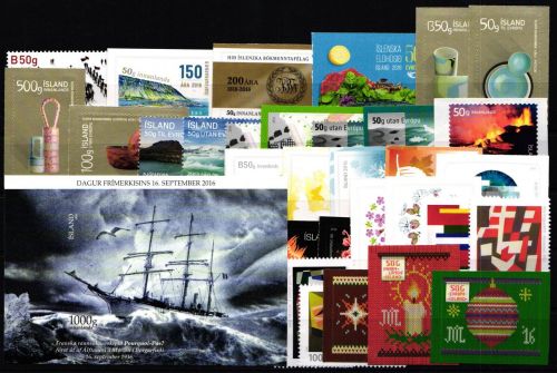 Island Jahrgang 2016 mit 1483-1514 postfrisch #KF412
