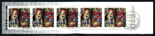 Bund Rotes Kreuz Weihnachtsmarkenheft 1995 mit 1832 gestempelt #IJ157