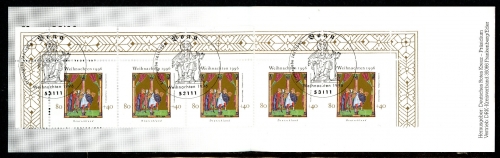 Bund Rotes Kreuz Weihnachtsmarkenh. 1997 mit 1892 gestempelt Bonn #IJ159