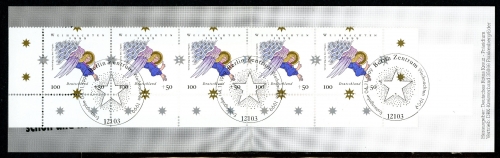 Bund Rotes Kreuz Weihnachtsmarkenheft 1999 mit 2084 gestempelt Berlin #IJ168