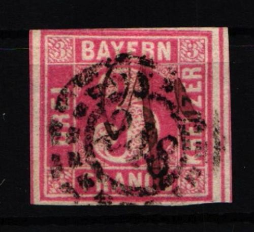 Bayern 9 gestempelt leichte Mängel #KF595