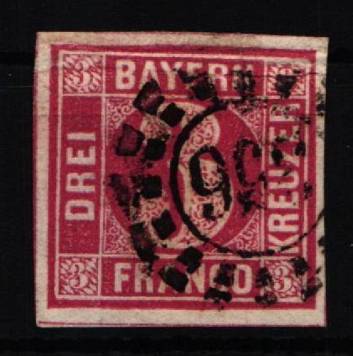 Bayern 9 gestempelt saubere Bedarfsqualität #KF605