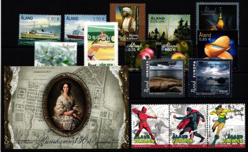 Finnland Alandinseln Jahrgang 2011 mit 337-352 postfrisch #KF681