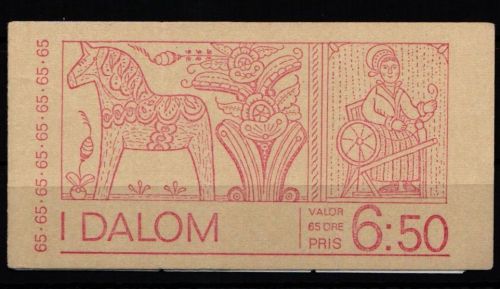 Schweden MH 44 gestempelt als Markenheftchen #KG386