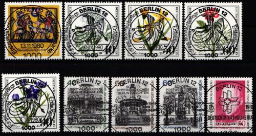 Berlin Jahrgang 1980 gestempelt ohne C/D #B-O-1980
