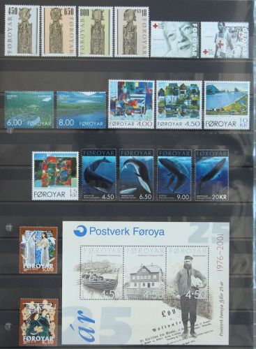 Dänemark Färöer Jahrgang 2001 mit 387-413 postfrisch #KG519