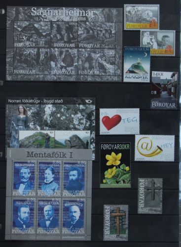 Dänemark Färöer Jahrgang 2008 mit 626-658 postfrisch #KG526