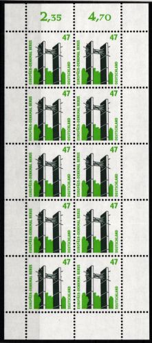 BRD Bund 1932 postfrisch als Kleinbogen #KI245