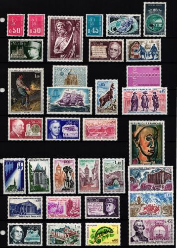 Frankreich Jahrgang 1971 mit 1735-1778 ohne 1761-1764 postfrisch #KI131