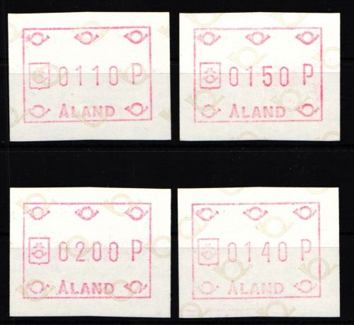 Aland Automartenmarken Los postfrisch #KE876