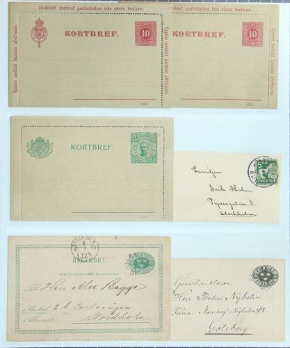 Schweden Los Briefe, Karten und Ganzsachen #KJ678