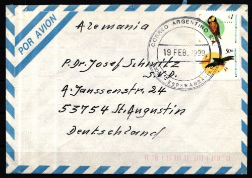 Argentinien 2266 gestempelt auf Brief #KJ916
