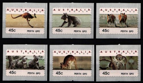 Australien Automatenmarken 40-45 postfrisch