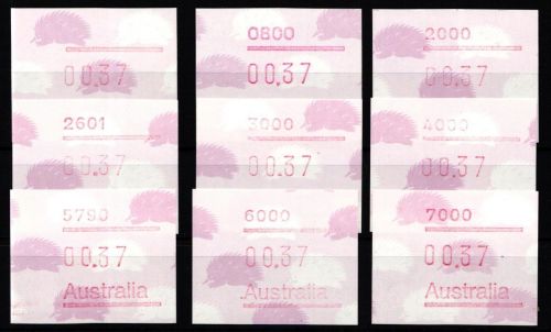 Australien Automatenmarken 8, 9 postfrisch #KL247