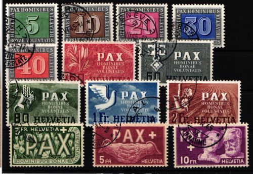 Schweiz 447-459 gestempelt #KL390