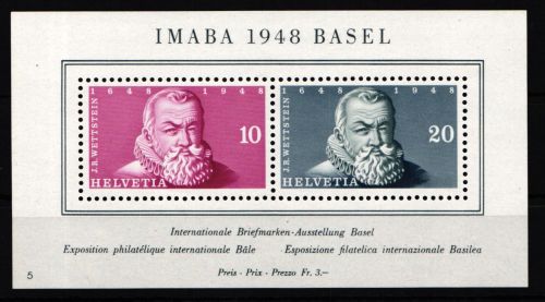 Schweiz Block 13 postfrisch #KL395