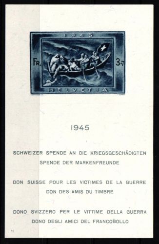 Schweiz Block 11 postfrisch