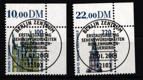 BRD Bund 2156-2157 gestempelt Eckrand mit Vollstempel #KJ543