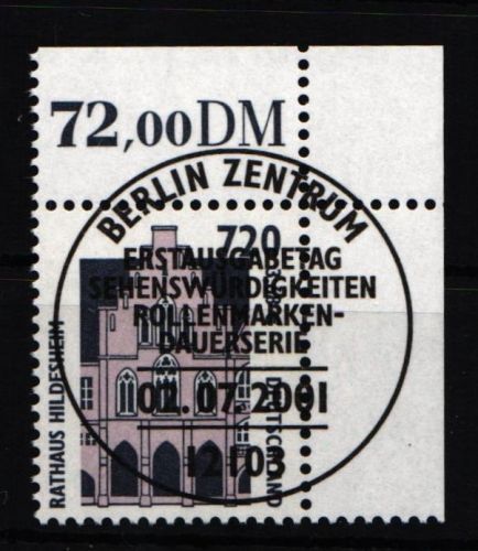 BRD Bund 2197 gestempelt Eckrand mit Vollstempel #KJ545