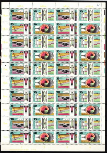 DDR 2557-2560 postfrisch als ZD-Bogen #JV018