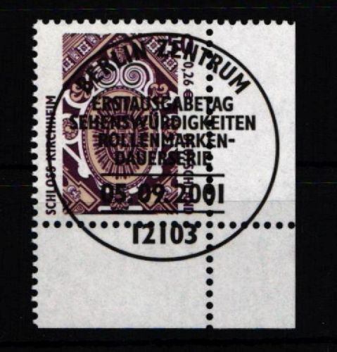 BRD Bund 2210 gestempelt vom Eckrand mit Vollstempel #KL423