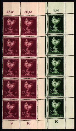 Deutsches Reich 902-903 postfrisch 10er Block vom Eckrand #KL535