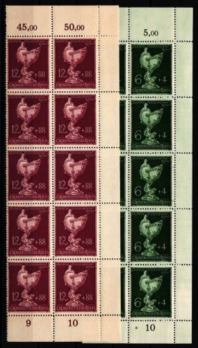 Deutsches Reich 902-903 postfrisch 10er Block vom Eckrand #KL536