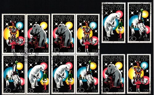 DDR 2364-2367 gestempelt 2 4er Blöcke, 1 x Satz, Ersttagssonderstempel #JU746