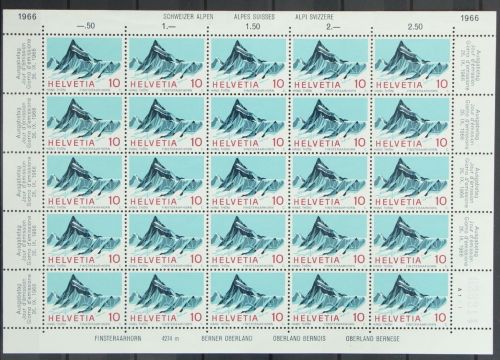 Schweiz 842 postfrisch als Kleinbogen #KB603