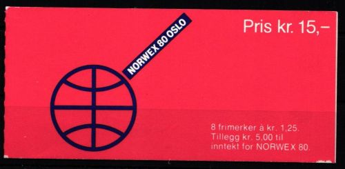 Norwegen 775-782 gestempelt als Markenheftchen #KM661