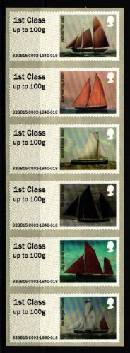 Großbritannien Automatenmarken 81-86 postfrisch