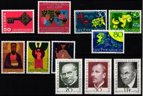 Liechtenstein Jahrgang 1968 postfrisch #KO446