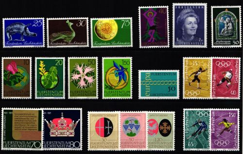 Liechtenstein Jahrgang 1971 postfrisch #KO449