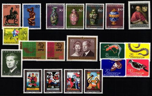 Liechtenstein Jahrgang 1974 postfrisch #KO452