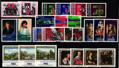 Liechtenstein Jahrgang 1982 postfrisch #KO460