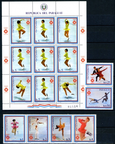 Paraguay Kleinbogen 3609-3615 postfrisch Olympia #ID481