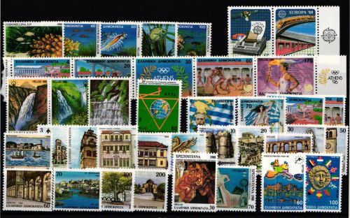 Griechenland Jahrgang 1988 mit 1680-1716 postfrisch #KO046
