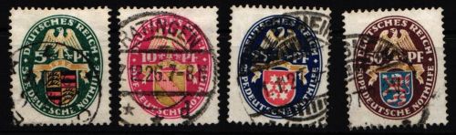 Deutsches Reich 398-401 gestempelt